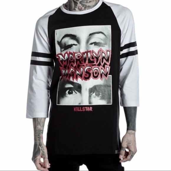 Killstar Tops - NWT KILLSTAR AMERICAN CONSPIRACY Raglan goth punk